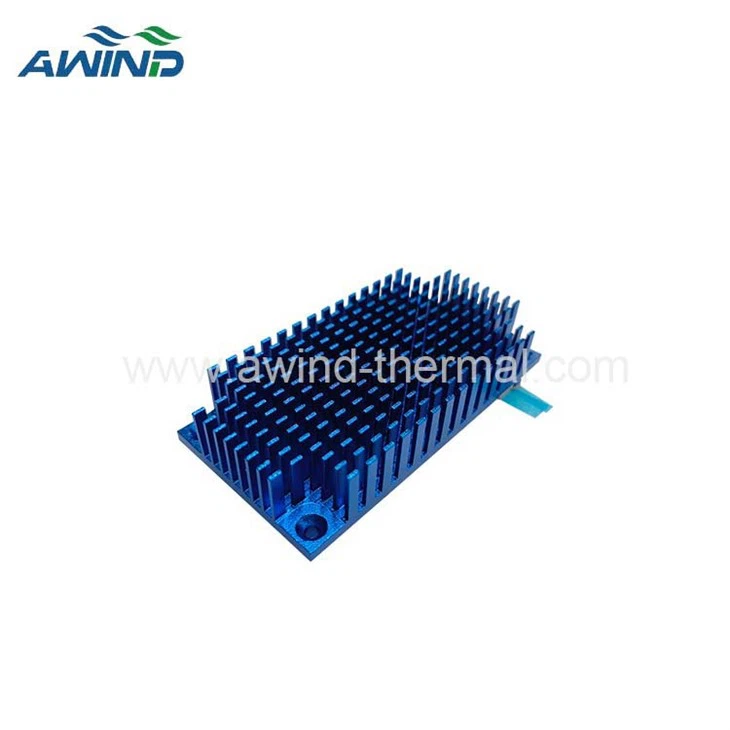 Blue Anodize AL6063 Heatsinks For IPC